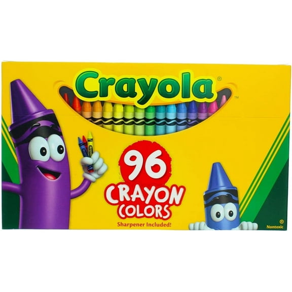 Crayola Nontoxic Crayons - 96 Ea