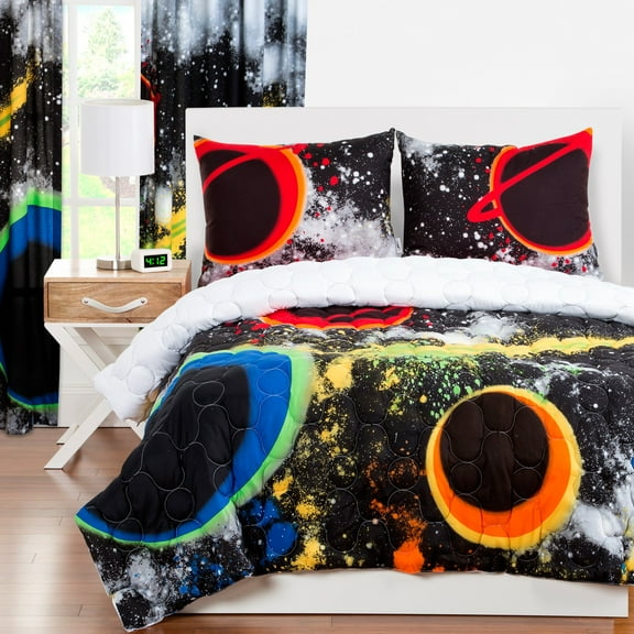 Crayola Out of This World 3-piece Comforter Set 2 Piece Twin