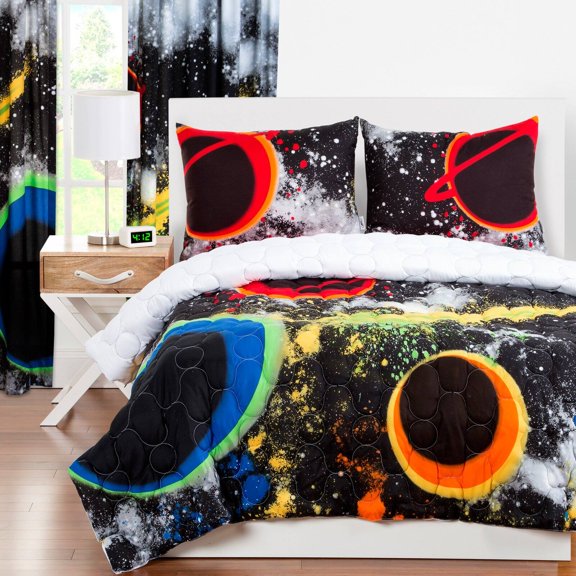 Crayola Out of This World 3-piece Comforter Set 3 Piece Full - Queen