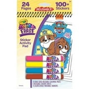 Crayola PAW Patrol Color & Erase Activity Pad, 12 Coloring Pgs & 100+ Stickers, Toddler Crafts, PAW Patrol Gift