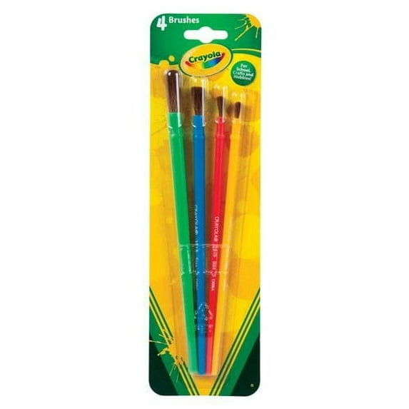 Crayola Paint Brush Set - 4 Ea