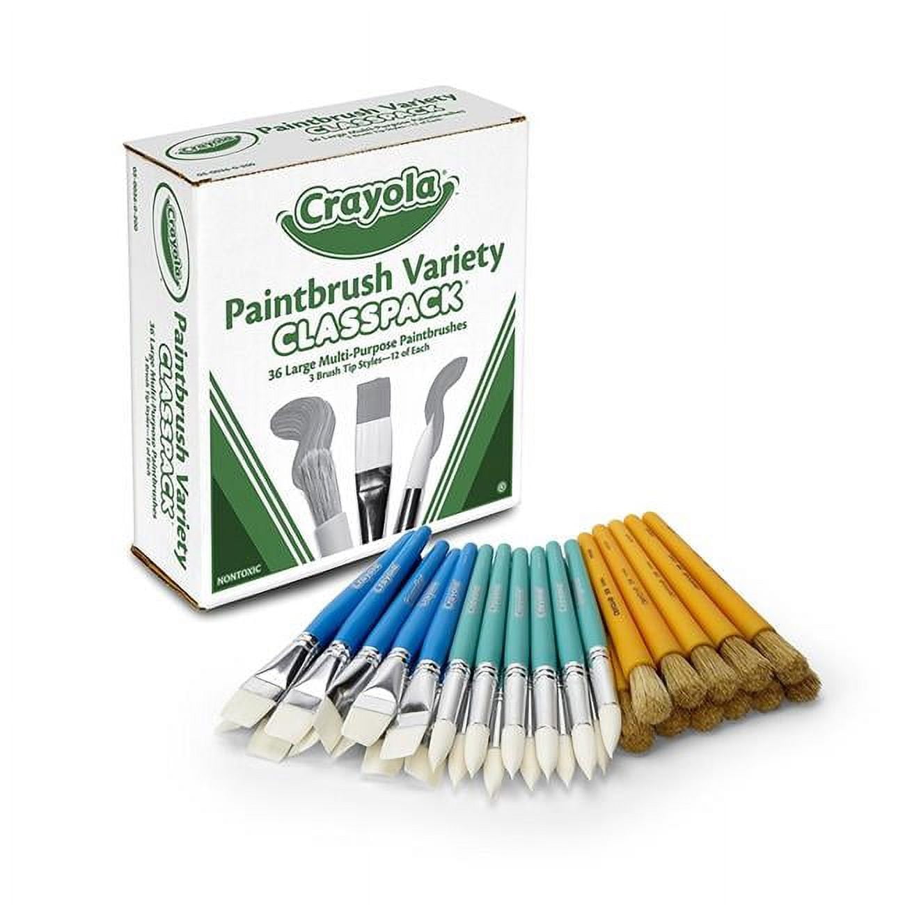 Crayola  Paintbrush Variety Classpack - Assorted Colors