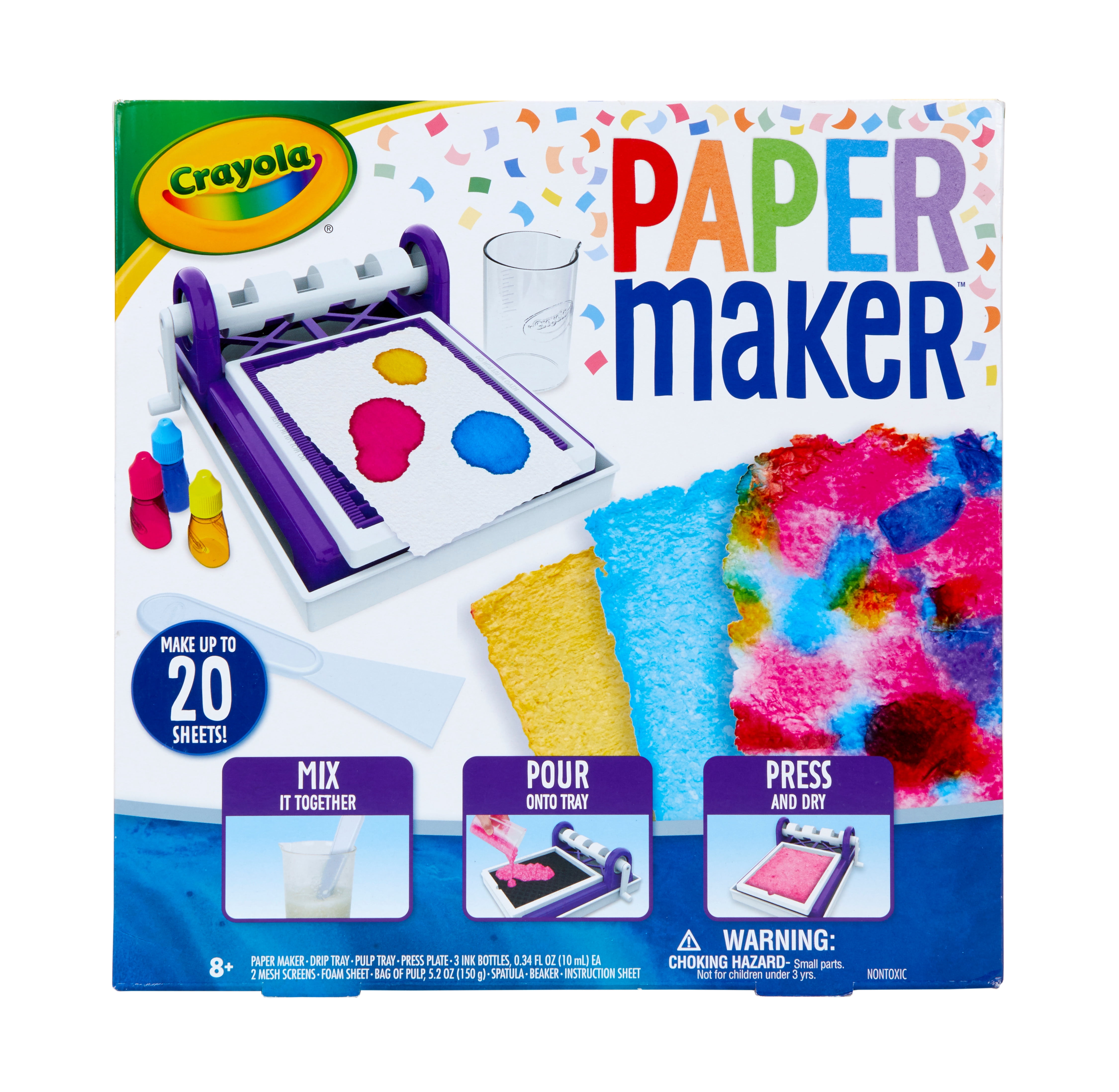 Crayola Paper Maker Art Kit, 20 Sheets, Child, Ages 8+, Unisex 