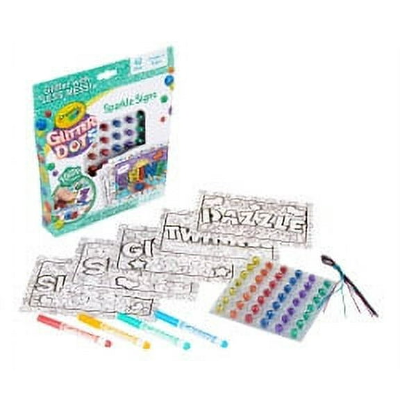 Crayola Pastel Glitter Dots