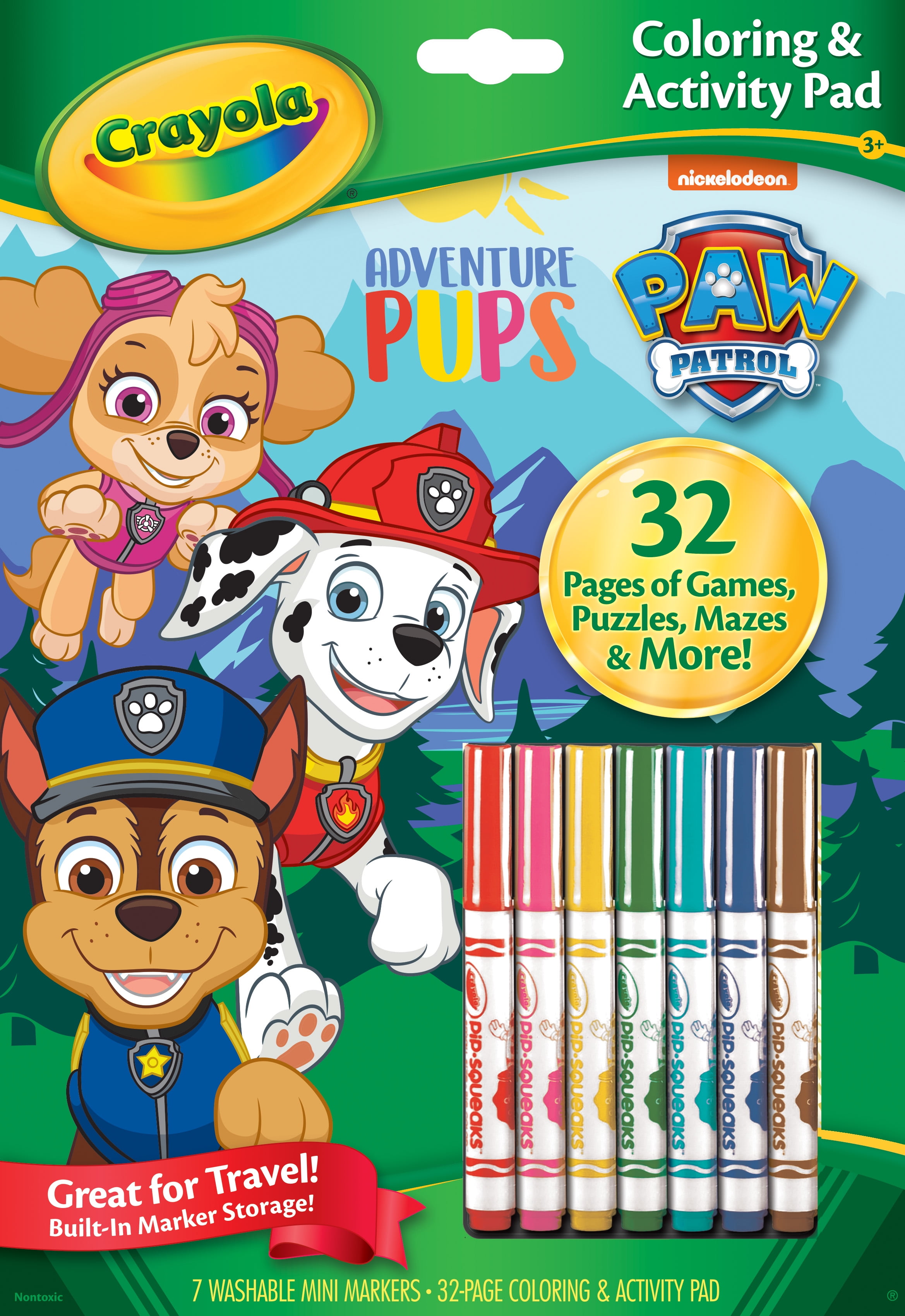Crayola Paw Patrol Color & Activity Set, Coloring Pages & Markers, Gift