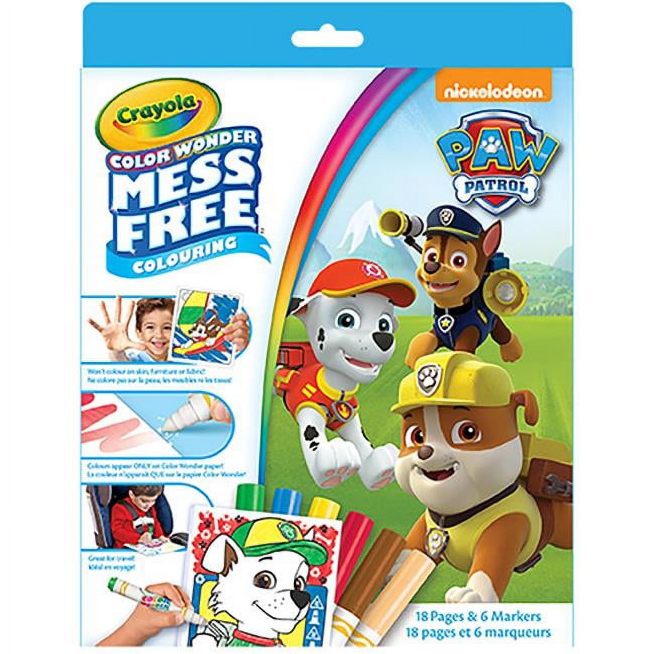 Crayola Paw Patrol Color Wonder Mess Free Coloring Kit - Walmart.com