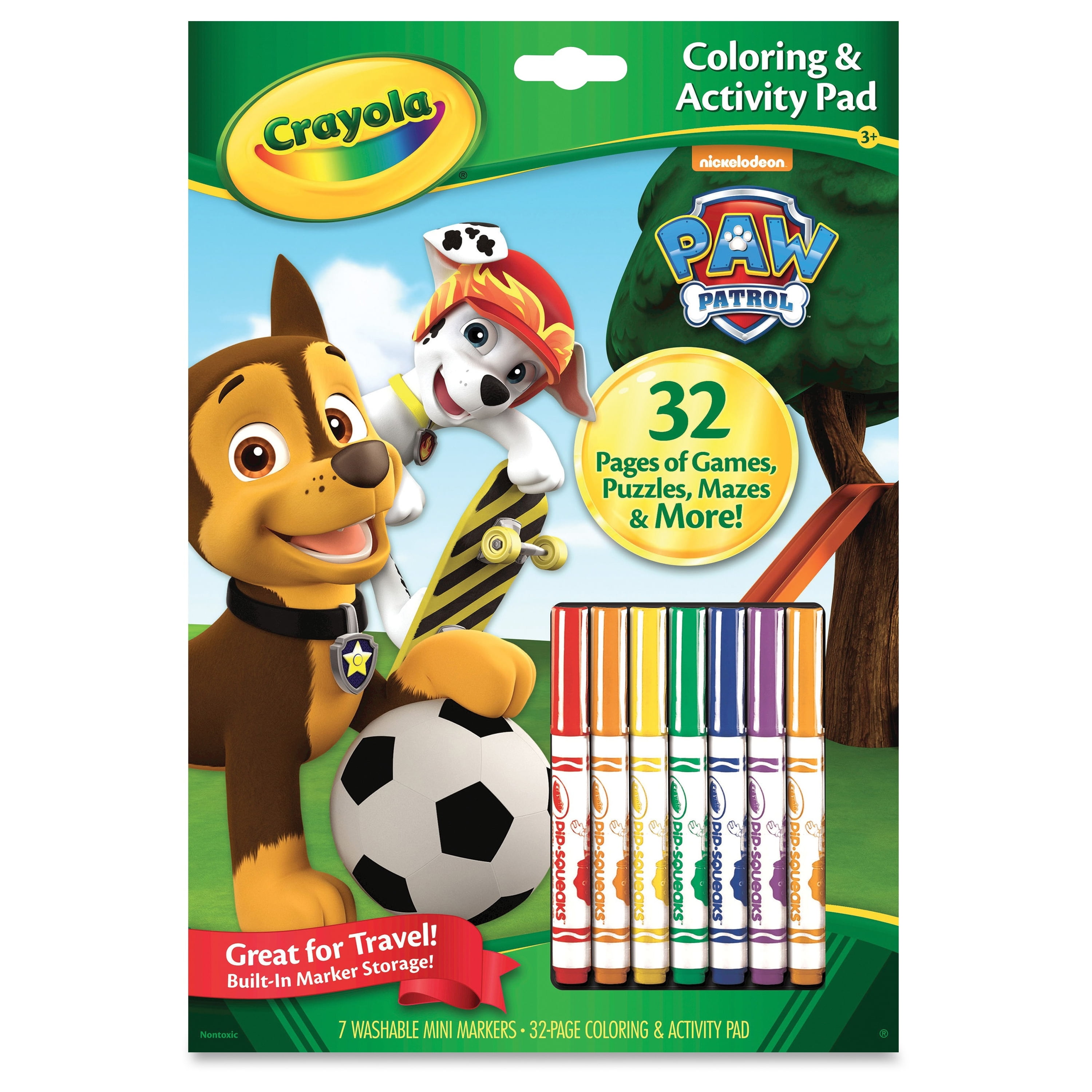 Crayola Paw Patrol Coloring Activity Pad & Markers Set, Coloring Book