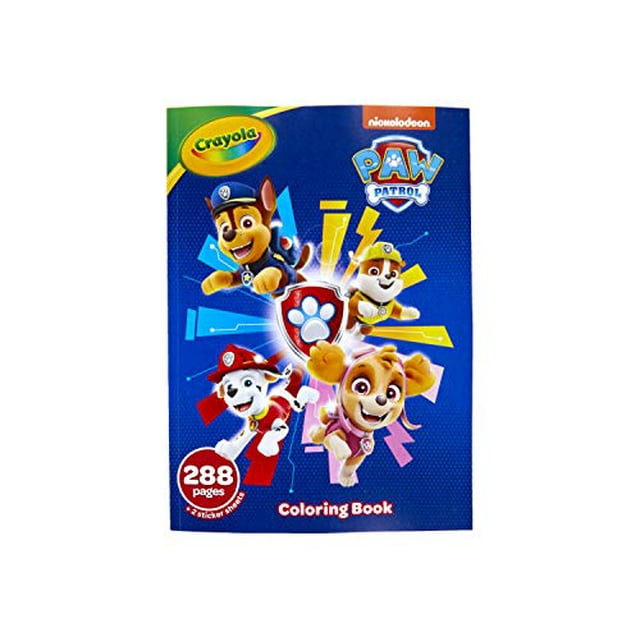 Crayola Paw Patrol Coloring Book Printed Book
