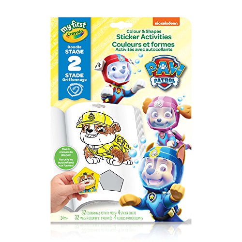 Crayola Paw Patrol Colors and Shapes Activity Book