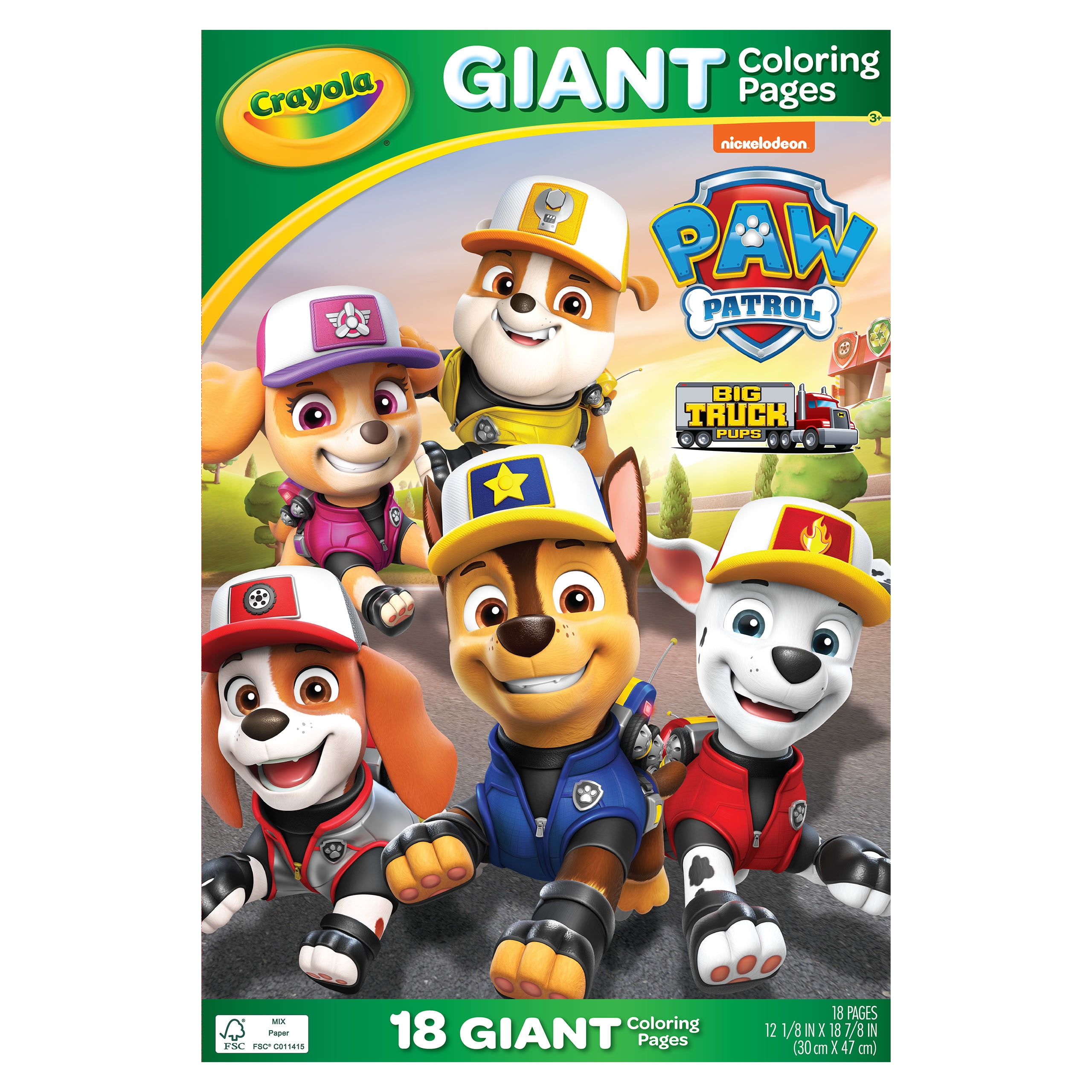 Paw Patrol Jumbo Coloring Book Brand New Nickeloden Licensed