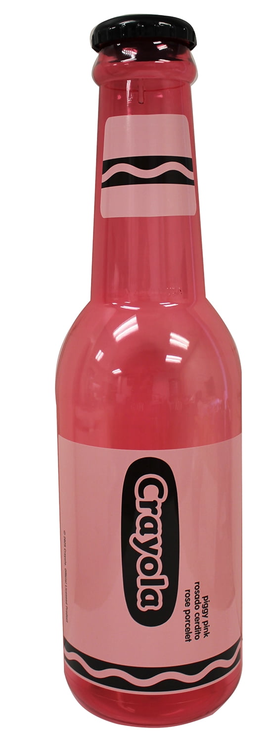 Crayola Piggy Pink Crayon Bottle Bank 21"