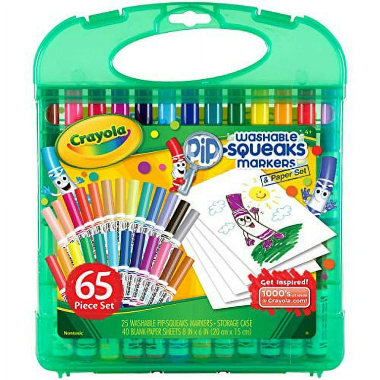  Crayola Window Markers (8 Count), Washable Window Markers for  Kids, Works On Glass Surfaces, Fun Gifts for Kids : Toys & Games