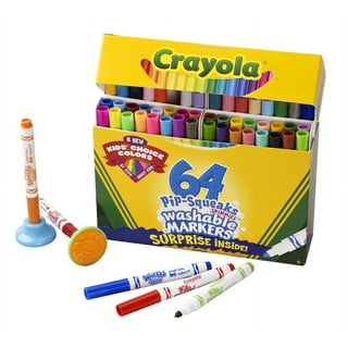 Crayola Pip Squeaks Marker Set (65ct), Washable Markers for Kids, Kids Art  Supplies, Holiday Gift for Kids, Mini Markers, Stocking Stuffer, 4+