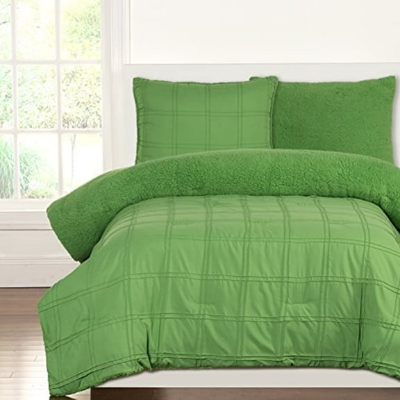 Siscovers Crayola Playful Plush Comforter Sets Full Queen Jungle Green