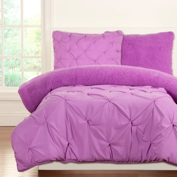 Crayola Playful Plush Vivid VioletFull/Queen Comforter Set