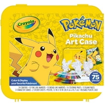 Crayola Pokémon Coloring Art Set, Pikachu, Child, 50 Pieces, Holiday Coloring Toys, Gifts, Beginner Child