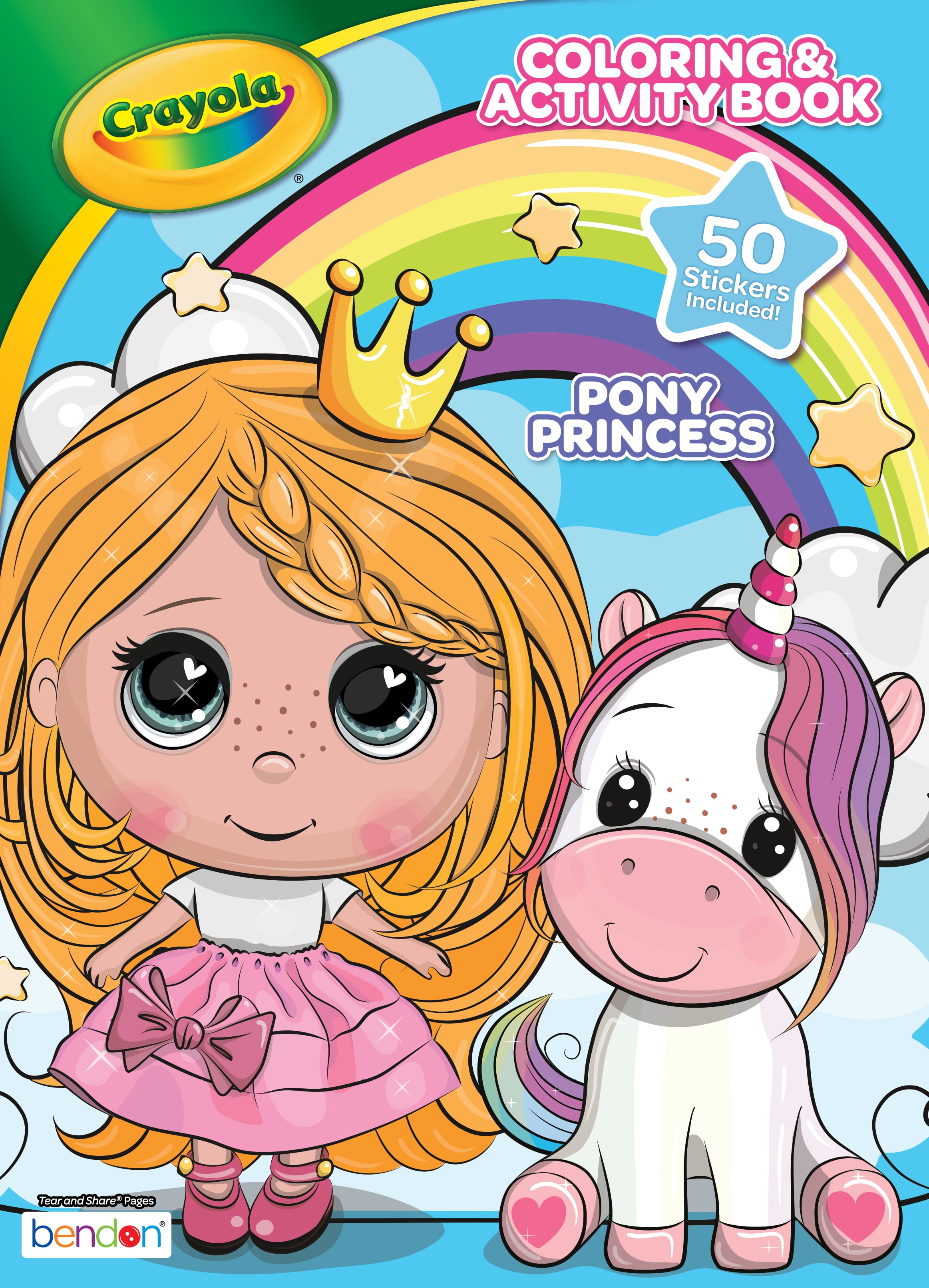 Crayola My Little Pony Coloring Pages and Stickers 