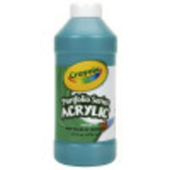 Crayola Portfolio Acrylic Paint, Phthalo Green, Pint