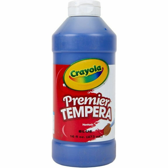 Crayola Premier Tempera Paint, 16 Ounce, Blue, Beginner Child
