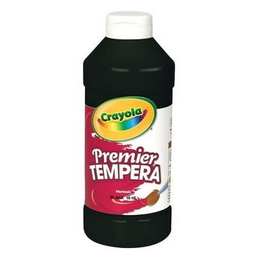 Crayola Premier Tempera Paint, Black, Pint