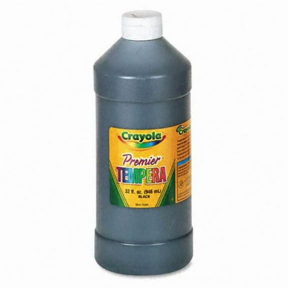 Crayola Premier Tempera Paint, Black, 32 Oz
