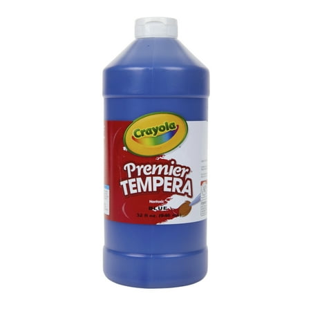 Crayola Premier Tempera Paint, Blue, 32 Oz