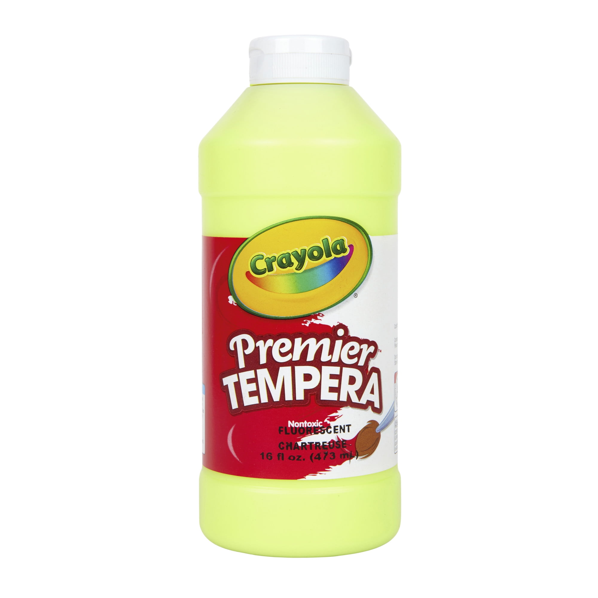 Crayola Premier Non-Toxic Tempera Paint, 1 Pint Squeeze Bottle ...