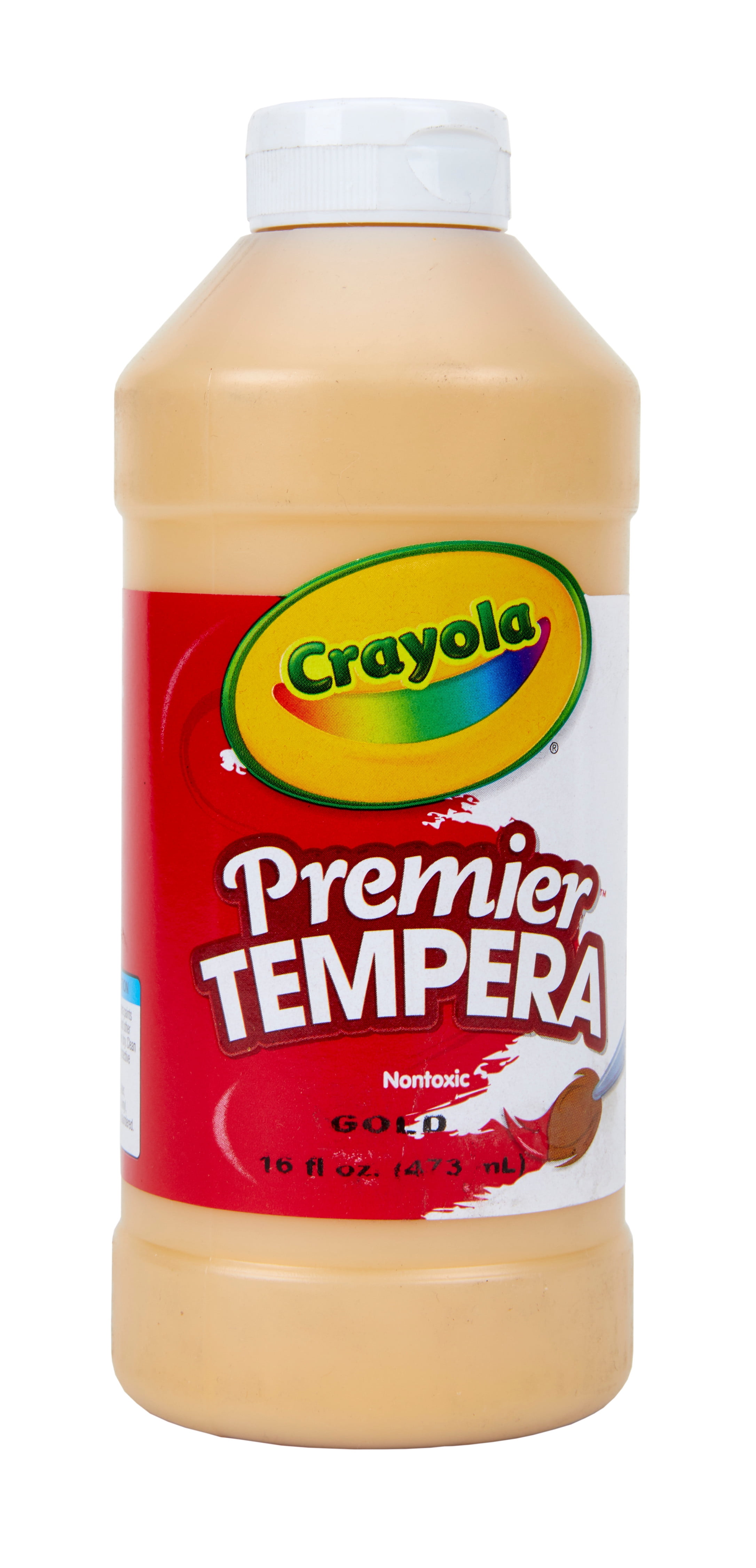 Crayola Premier Tempera Paint, Pint, Metallic Gold