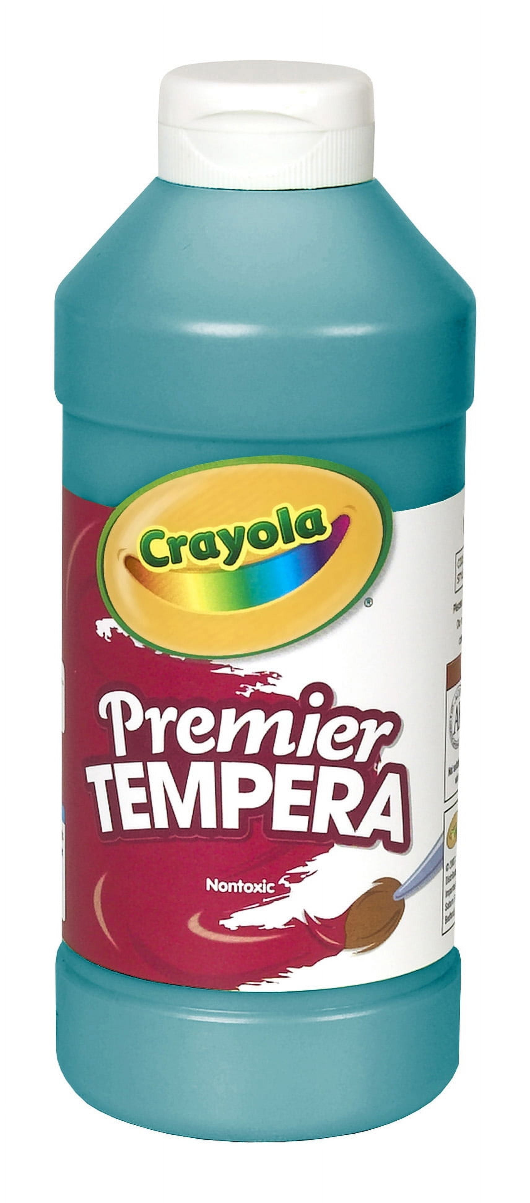 Premier Tempera Paint Set, 16 oz. Assorted Colors, Set of 12 - BIN548516, Crayola Llc