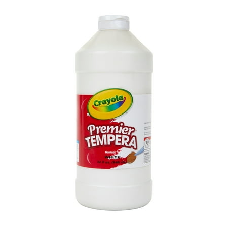 Crayola Premier Tempera Paint, 32 oz. Bottle, White