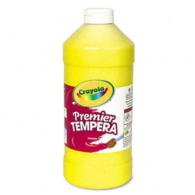Crayola Premier Tempera Paint, Yellow, 32 Oz - Walmart Business Supplies