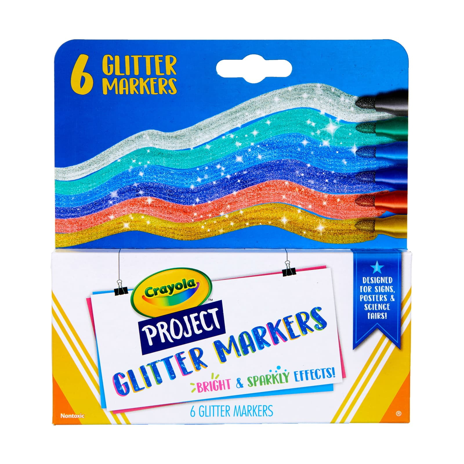 CRAYOLA Washable Glitter Glue - Assorted Colours (Pack Of 9) | Add Some  Extra Sparkle To Your Arts & Crafts! | Ideal Kids Aged 3+