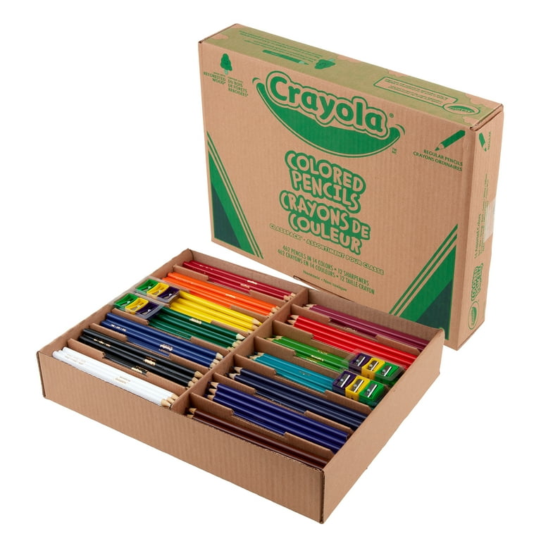 Crayola Colored Pencils sold 462-Count Classpack-Includes 12 sharpener (Added Value)