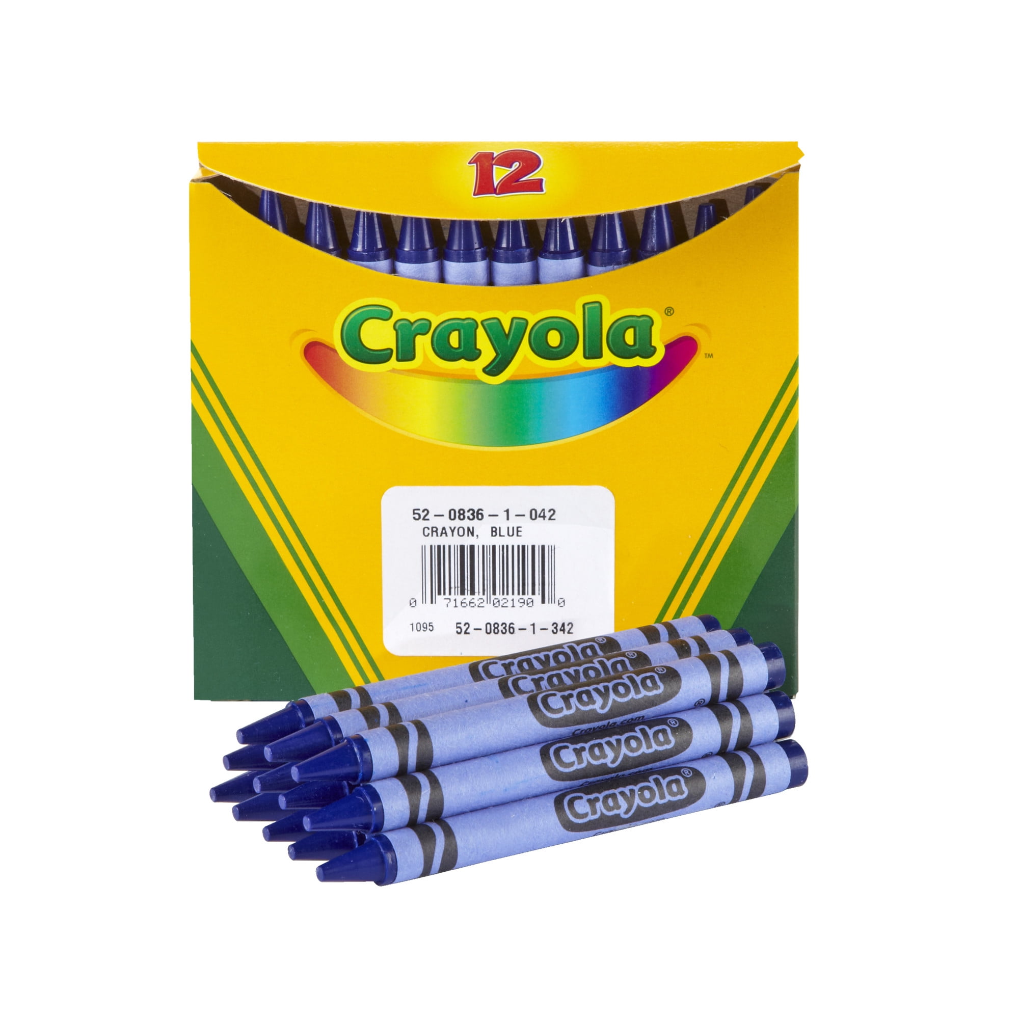Trailmaker 12 Pack Crayons - Wholesale Bright Wax Coloring