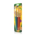 thumbnail image 1 of Crayola Round Soft Bristle Paint Brush Set, Multi Sizes, 4 Ct, School Supplies, Kids Paint Supplies, 1 of 6