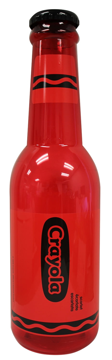 Crayola Scarlet Red Crayon Bottle Bank 21"