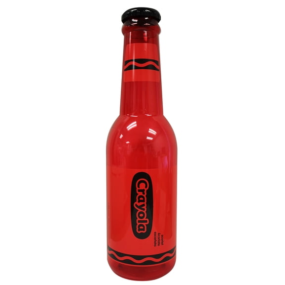Crayola Scarlet Red Crayon Bottle Bank 21"