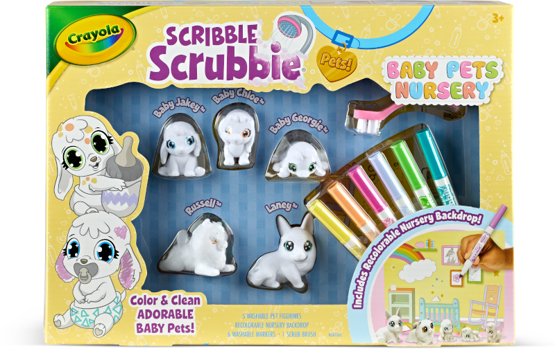Crayola Scribble Scrubbie Baby Pets Nursery, Creative Toys for Toddlers & Kids, Gift for Girls & Boys, Ages 3+ - Walmart.com