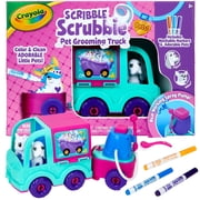 Crayola Scribble Scrubbie Grooming Truck Toy, 10 Pcs, Toys for Kids, Craft, Gifts for Girls and Boys