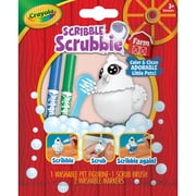 Crayola Scribble Scrubbie Farm Pets, 1 Ct, Easter Basket Stuffers, Barn Toys with Markers, Easter Coloring Gift for Kids, Ages 3+