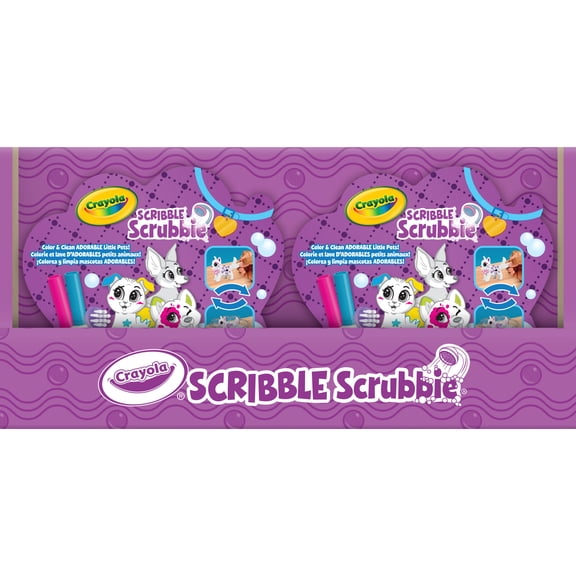 Crayola Scribble Scrubbie Pets Mini Tub, Uni-Creature Pets, Color & Wash Toy, DIY Arts and Crafts, Unicorn Gift for Kids, Ages 3, 4, 5, 6