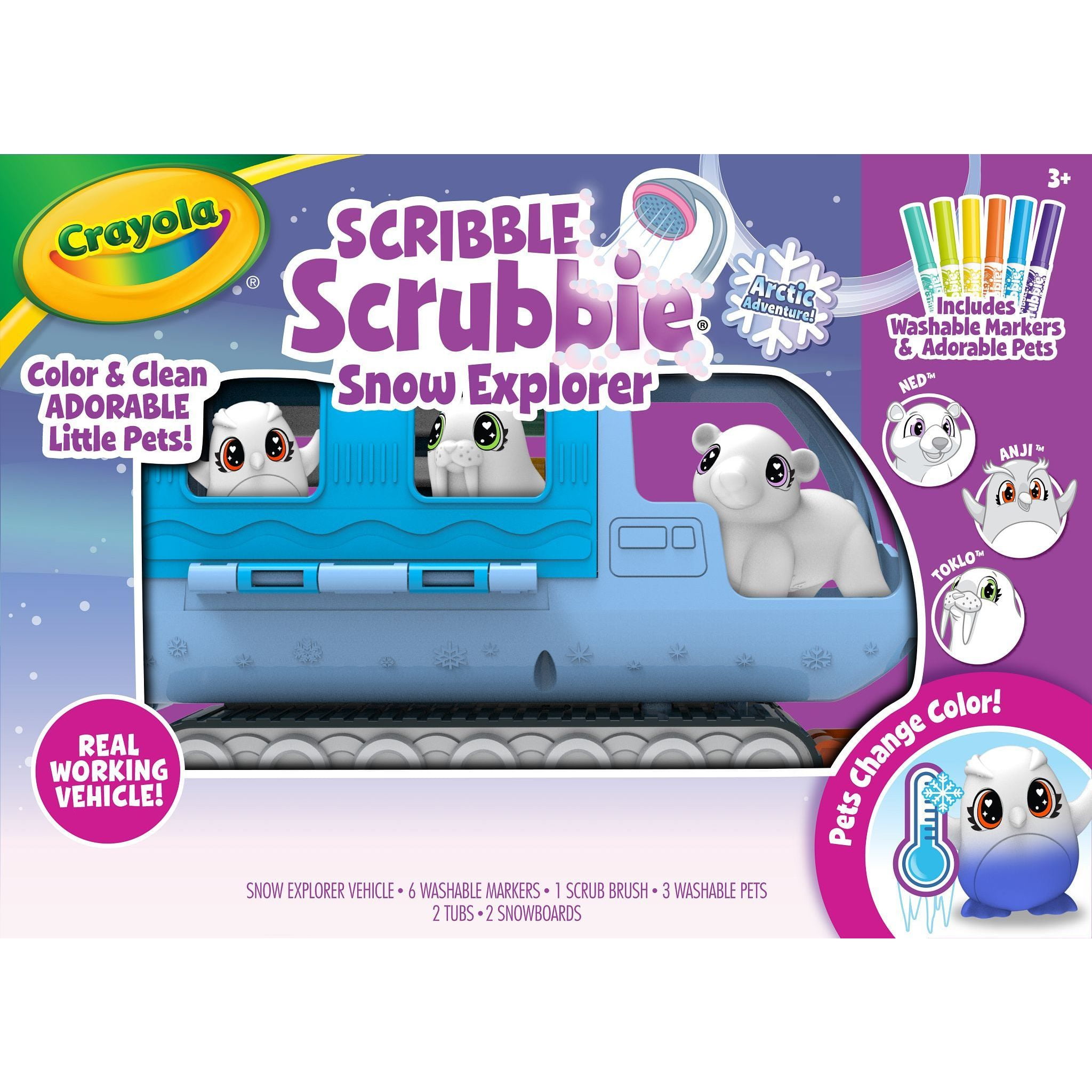 Crayola Scribble Scrubbie Pets Arctic Snow Explorer Super Set