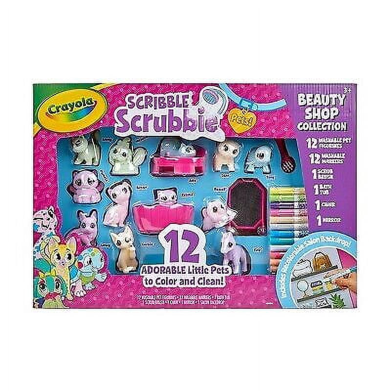 Crayola Scribble Scrubbie Pets Beauty Shop Drawing and Coloring Kit