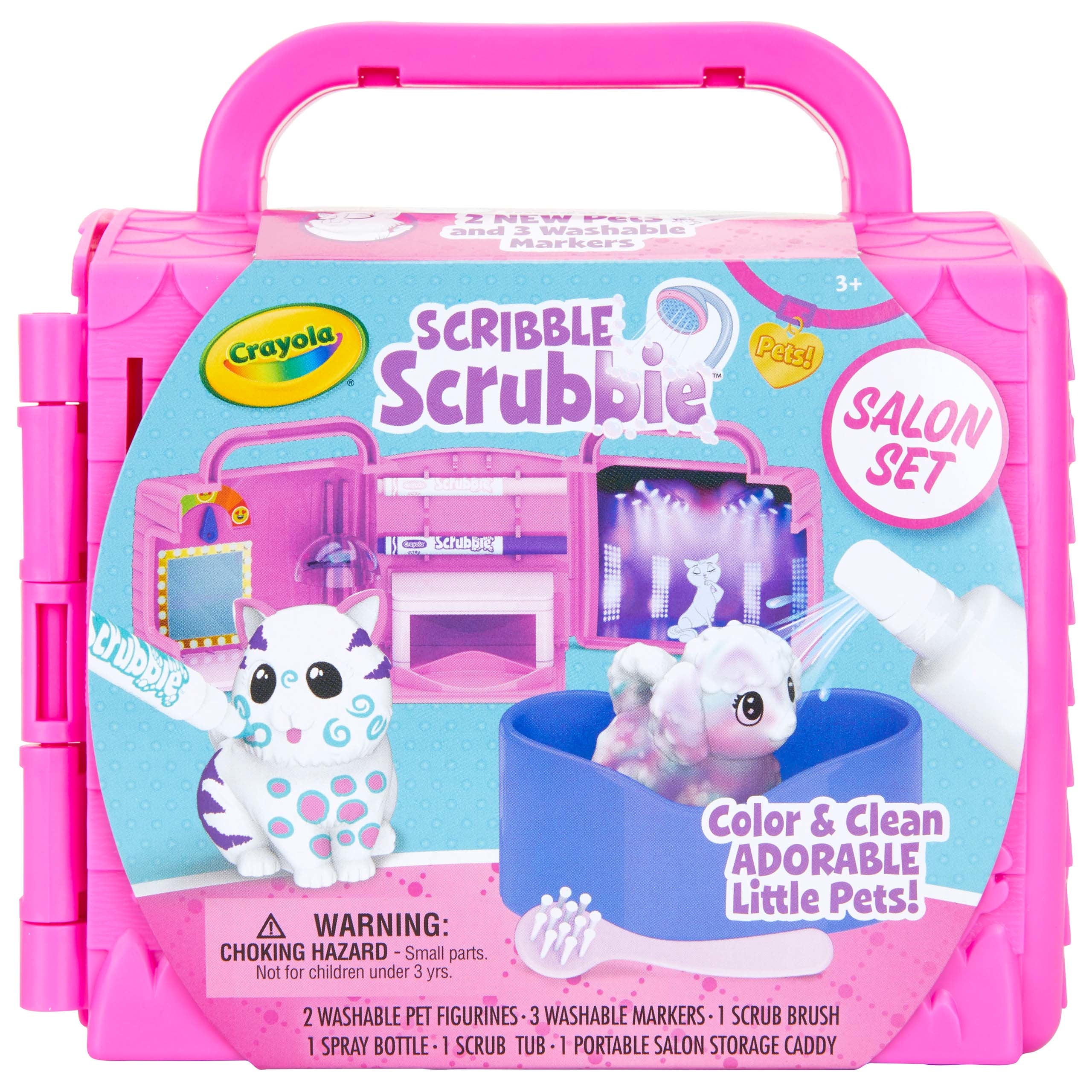 Crayola Scribble Scrubbies Pets Super Beauty Salon Playset 3y+ 1EACH