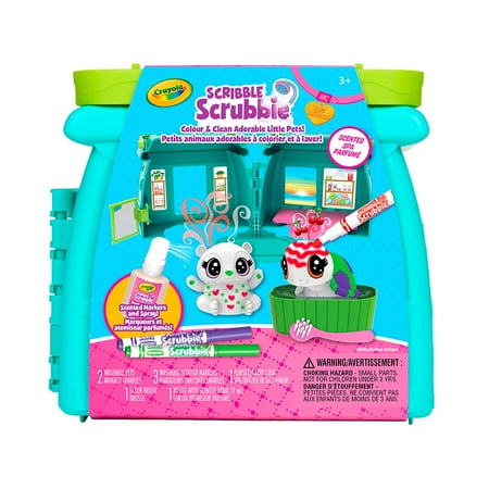 Crayola Scribble Scrubbie Pets Scented Spa Playset