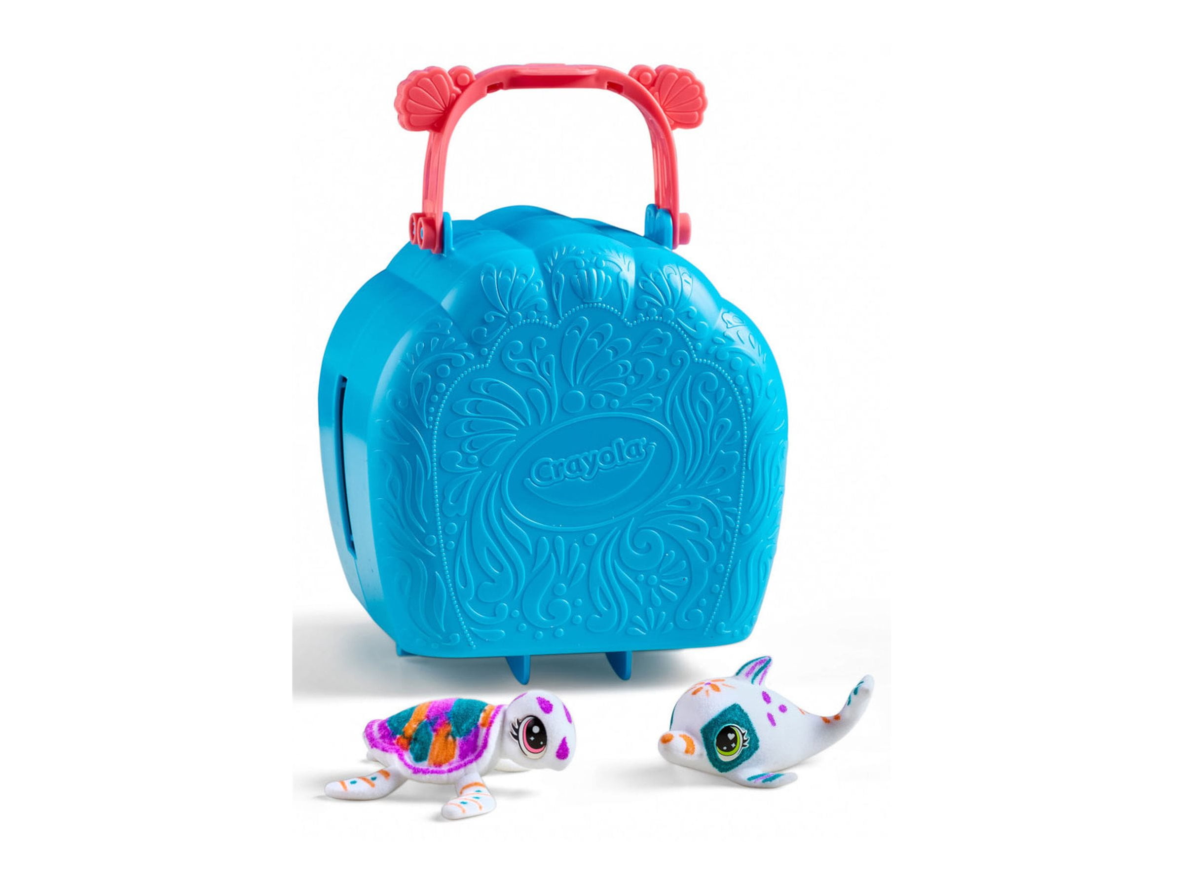 Crayola Scribble Scrubbie Pets Seashell Splash Toy Set, Ocean Animal Toys, Gift for Kids Ages 3+  (图1)