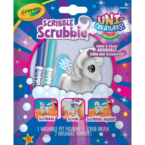 Crayola Scribble Scrubbie Uni-Creature Pets, 1 Ct, Easter Basket