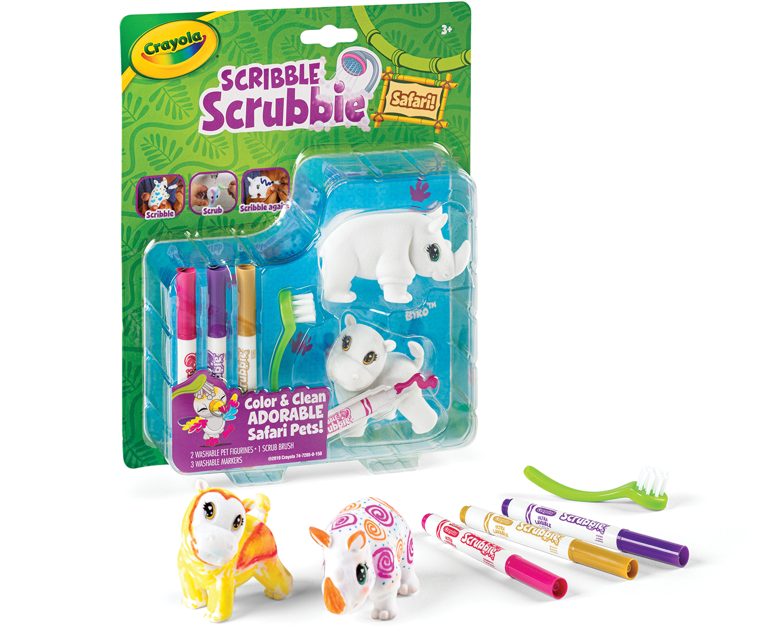 Crayola Scribble Scrubbie Safari Animal Play Set – Crayola Canada
