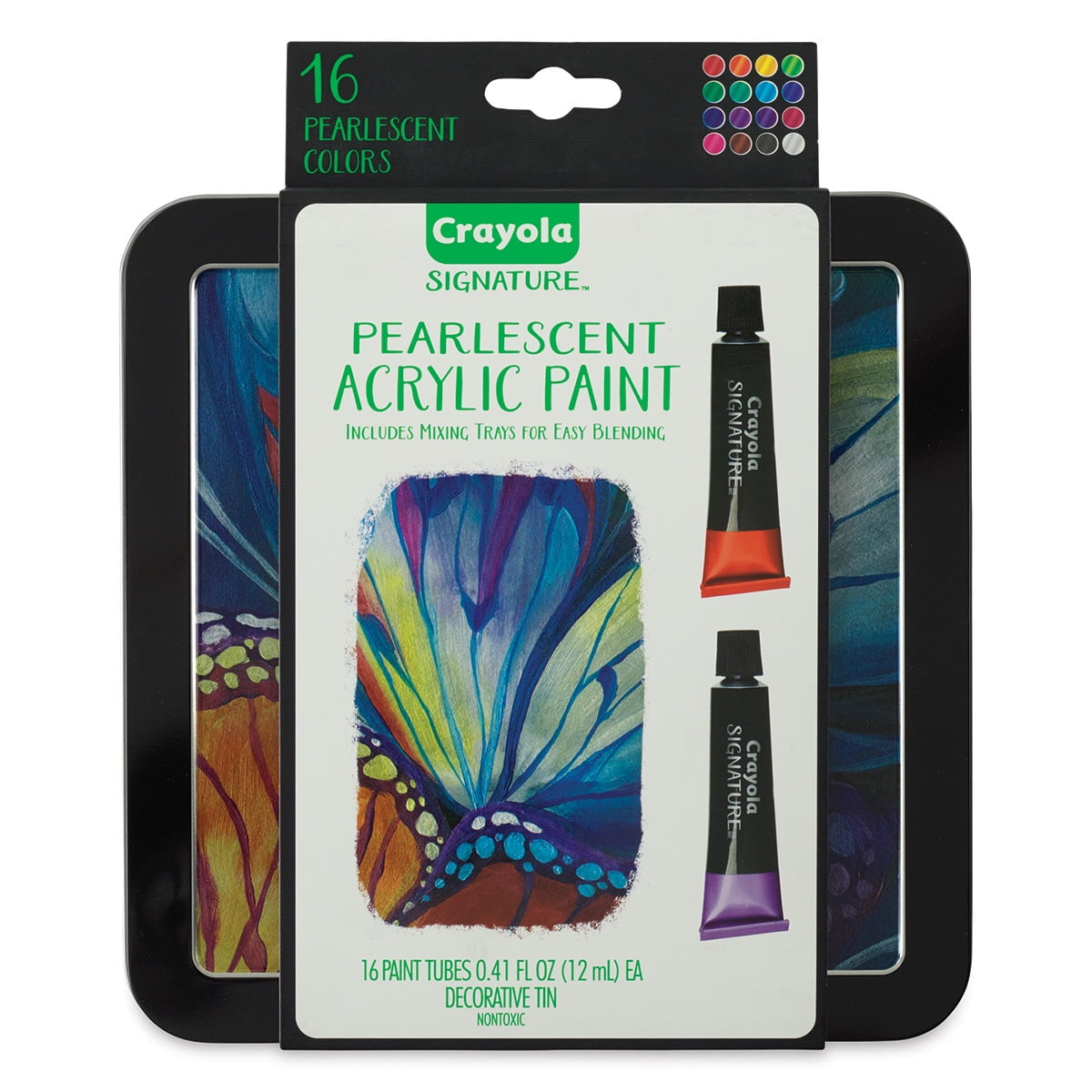 Crayola Signature Acrylic Pearlescent Set of 16 