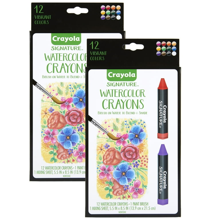 Crayola Signature Premium Watercolor Crayons - Assorted Crayola Signature Premium Watercolor Crayons - Assorted